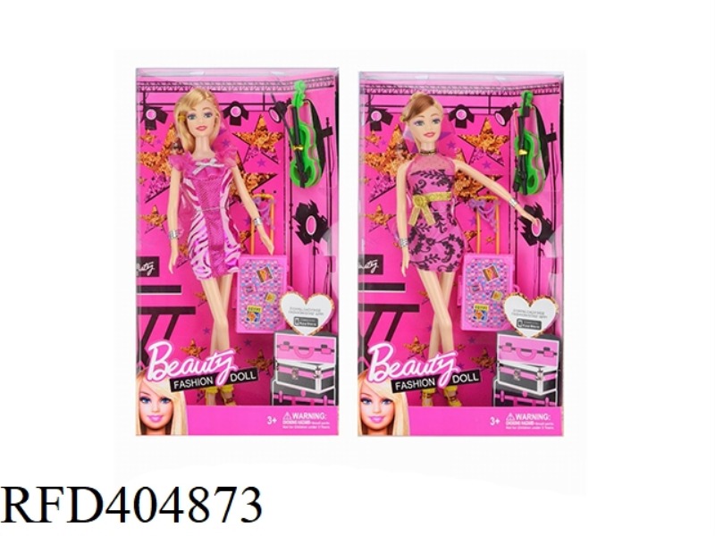 11.5-INCH SOLID FASHION BARBIE TWO MIXED OUTFITS