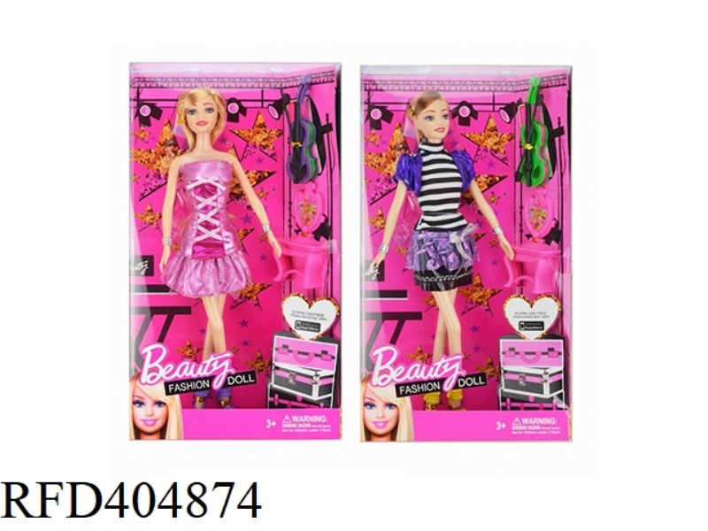 11.5-INCH SOLID FASHION BARBIE TWO MIXED OUTFITS