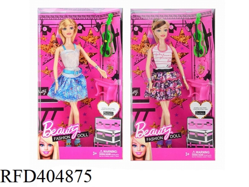 11.5-INCH SOLID FASHION BARBIE TWO MIXED OUTFITS