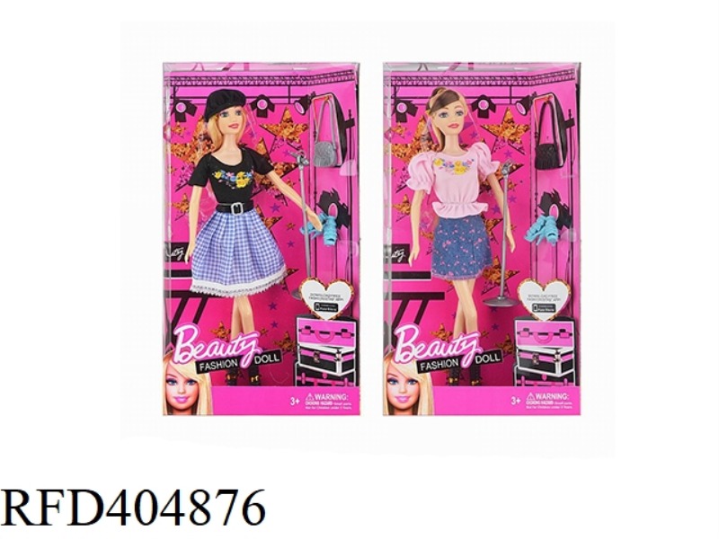 11.5-INCH SOLID FASHION BARBIE TWO MIXED OUTFITS