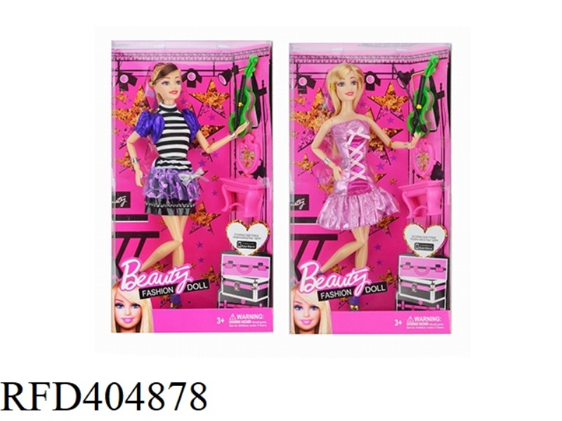11.5 INCH ARTICULATED FASHION BARBIE TWO MIXED