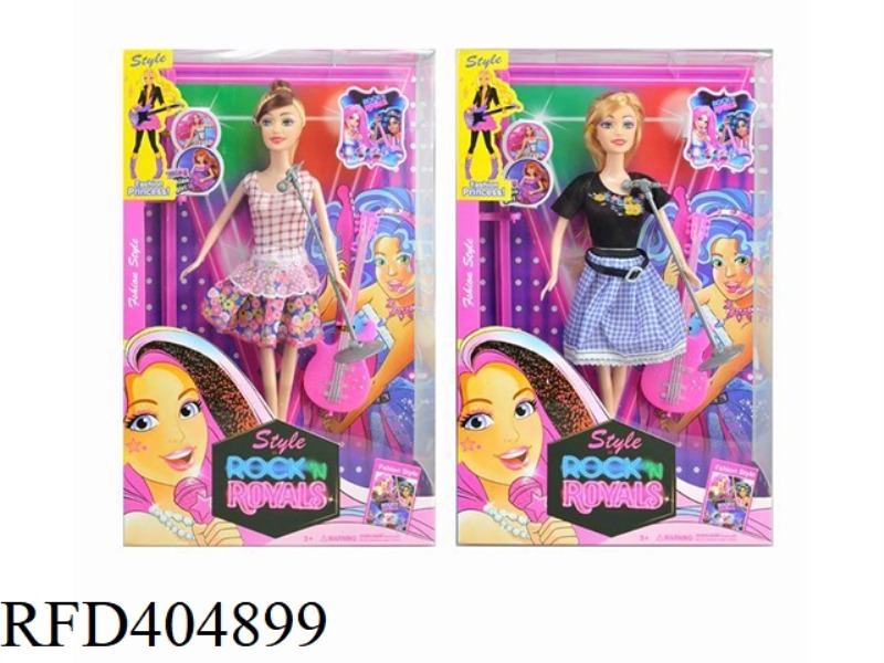 11-INCH SOLID ROCK BARBIE 2 MIXES