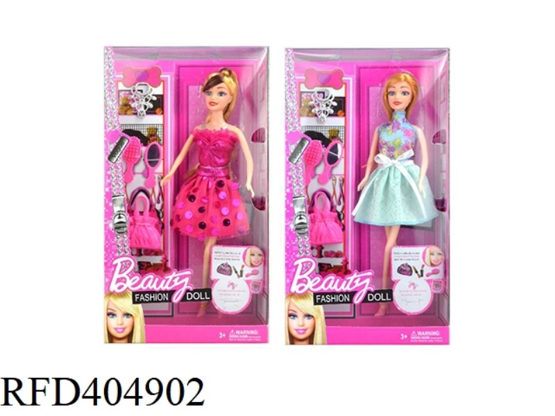 11.5 INCH FASHION BARBIE DOLL 2 ASSORTED