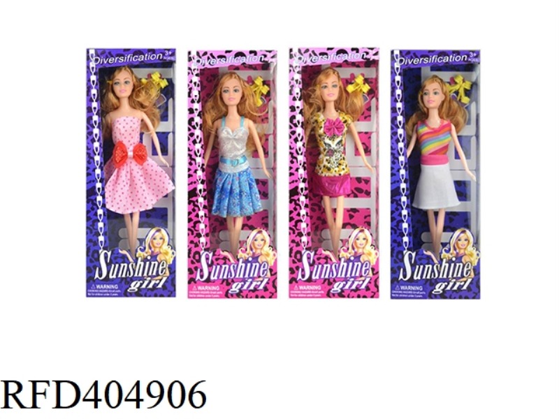 11.5 INCH FASHION BARBIE DOLL 4 ASSORTED