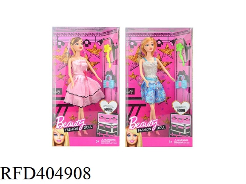 11.5 INCH FASHION BARBIE DOLL 2 ASSORTED