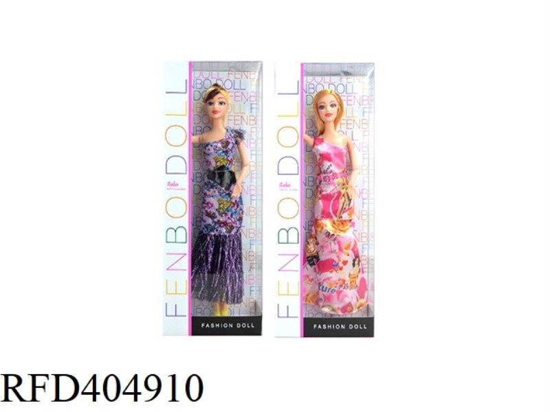 11.5 INCH JOINT EVENING BARBIE DOLLS 2 ASSORTED