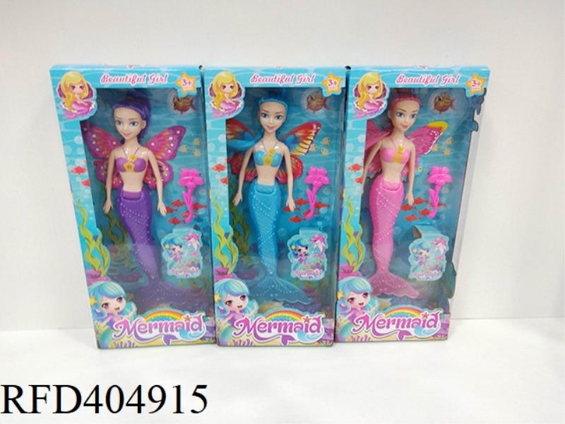 11.5 INCH LIGHT MERMAID BARBIE DOLL (INCLUDE)