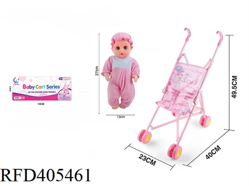 IRON TROLLEY + DOLL