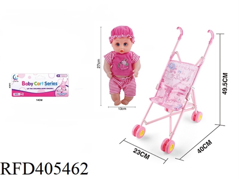 IRON TROLLEY + DOLL