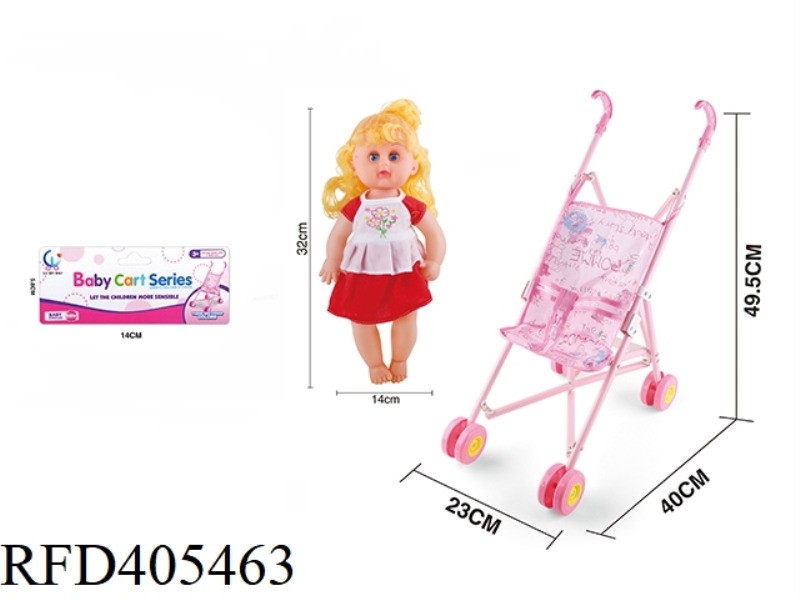 IRON TROLLEY + DOLL