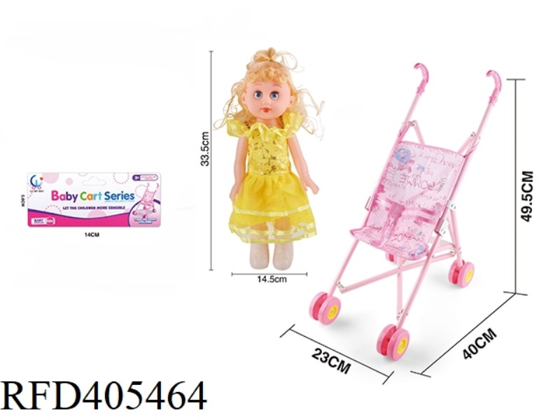 IRON TROLLEY + DOLL
