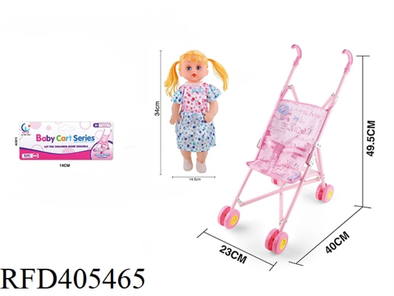 IRON TROLLEY + DOLL
