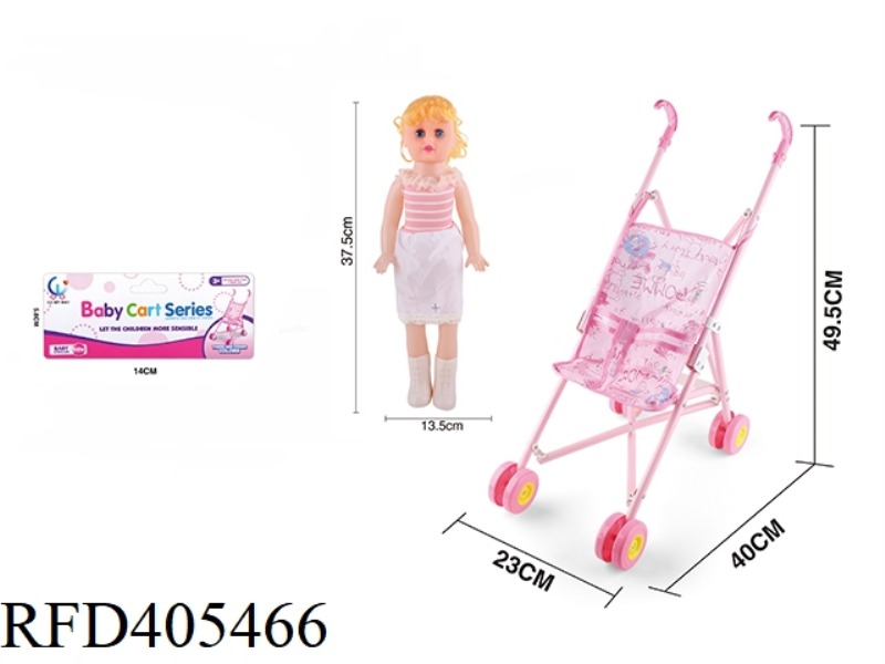 IRON TROLLEY + DOLL