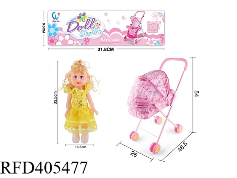 IRON TROLLEY + DOLL