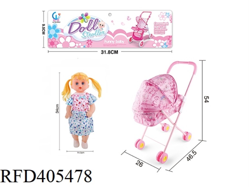 IRON TROLLEY + DOLL