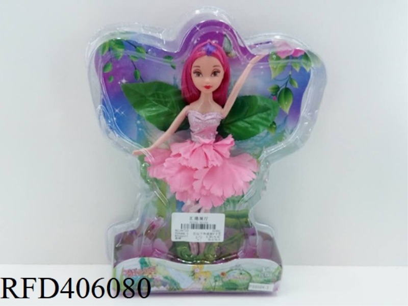 5 JOINT FLOWER FAIRY 9 INCH BARBIE DOLL