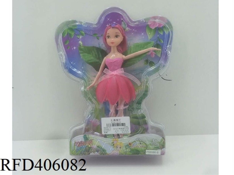 5 JOINT FLOWER FAIRY 9 INCH BARBIE DOLL