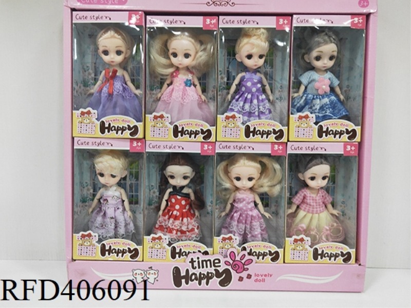 6-INCH DOLL (MULTI-JOINT BODY) (8PCS)