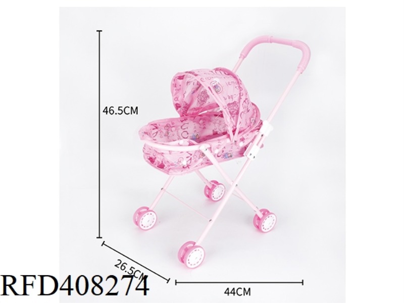 PINK CIRCLE IRON CART