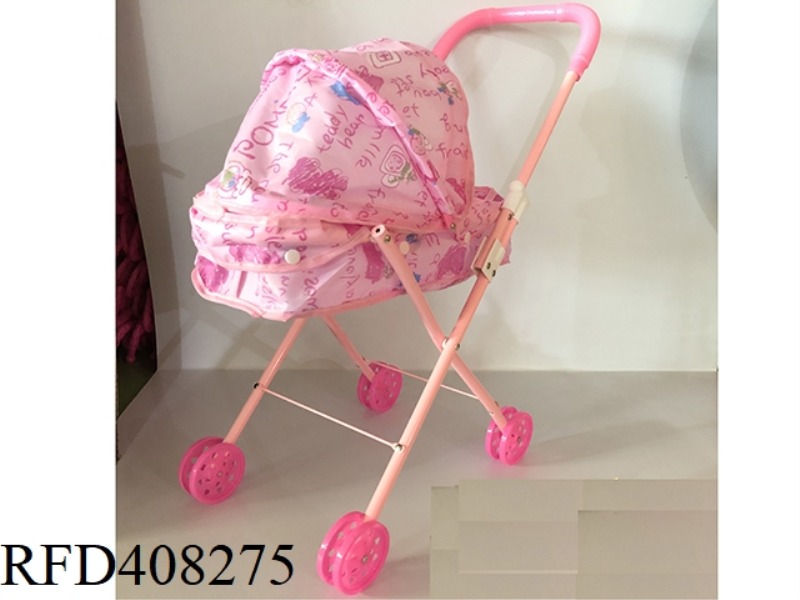 PINK CIRCLE IRON CART