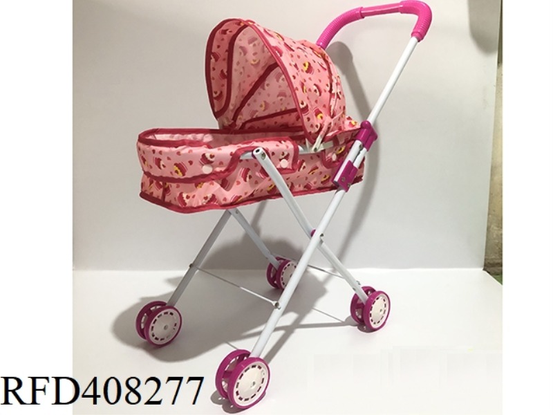 WHITE CIRCLE IRON CART (CAKE THICK CLOTH)