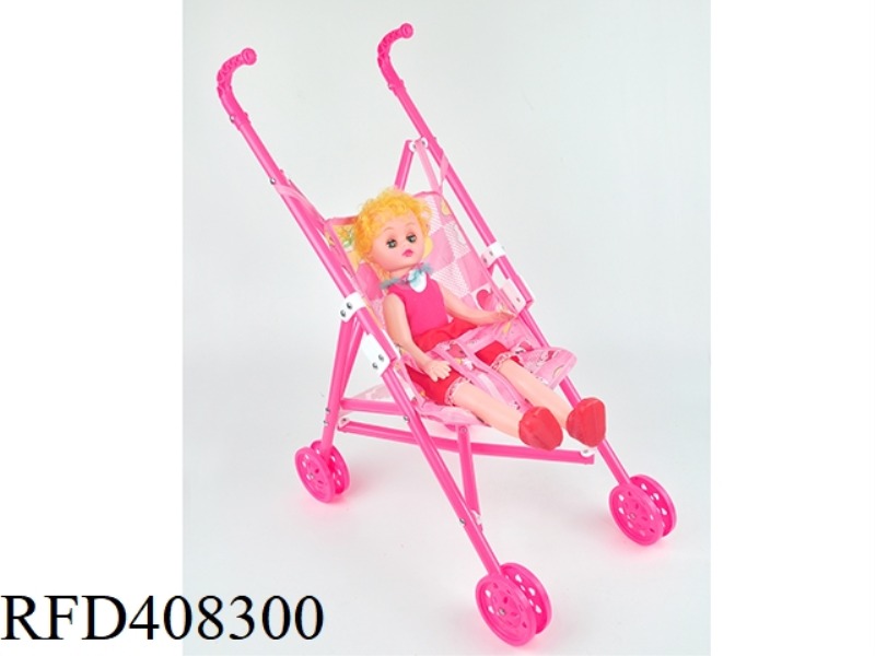 PLASTIC CAR WITH 16 INCH LONG LEGS FEMALE DOLL