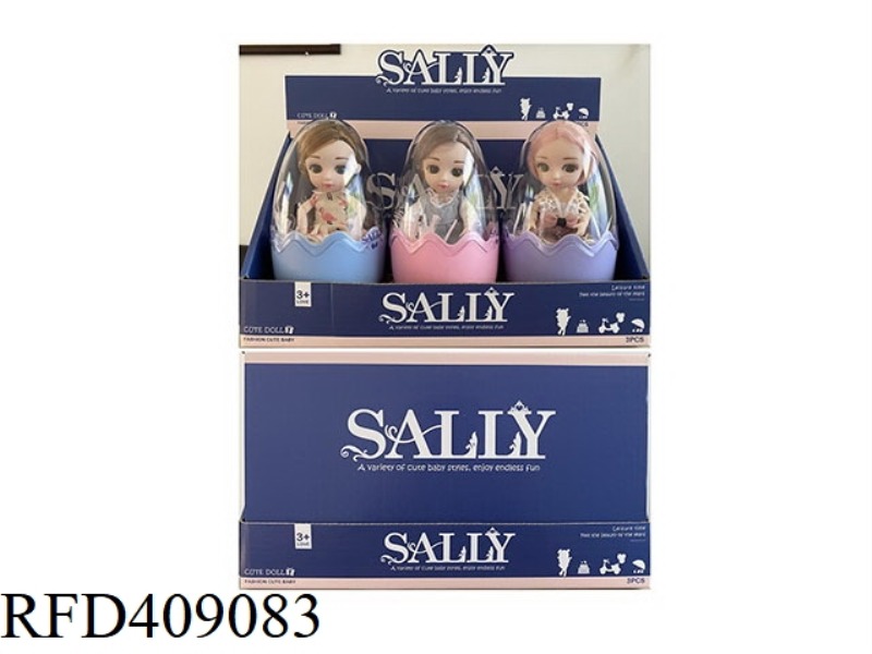 6 INCH SOLID BODY DOLL 3PCS