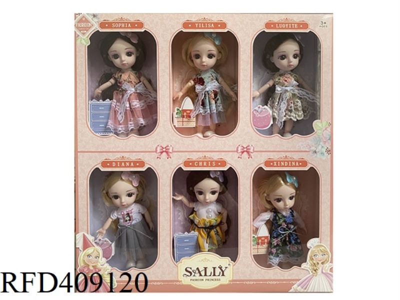 6 INCH SOLID BODY DOLL