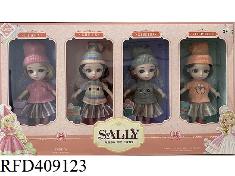 6 INCH SOLID BODY DOLL