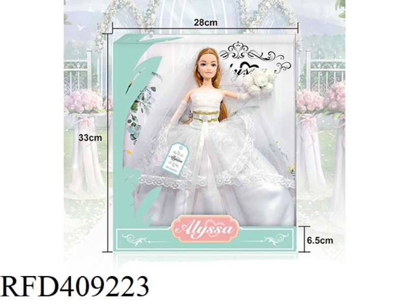 11.5 INCH WEDDING DRESS BARBIE JOINT BODY