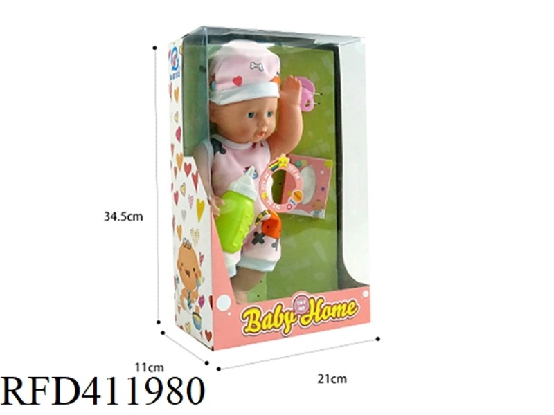 14 INCH FULL ENAMEL DOLL SET WITH 12 SOUND IC