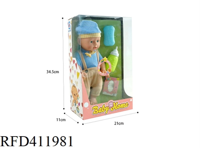 14 INCH FULL ENAMEL DOLL SET WITH 12 SOUND IC