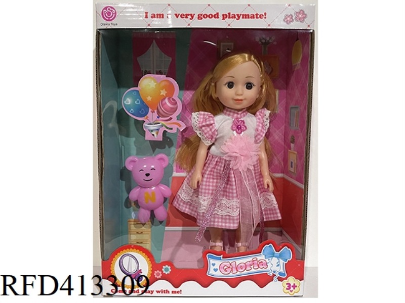 10 INCH BOTTLE BLOWING DOLL