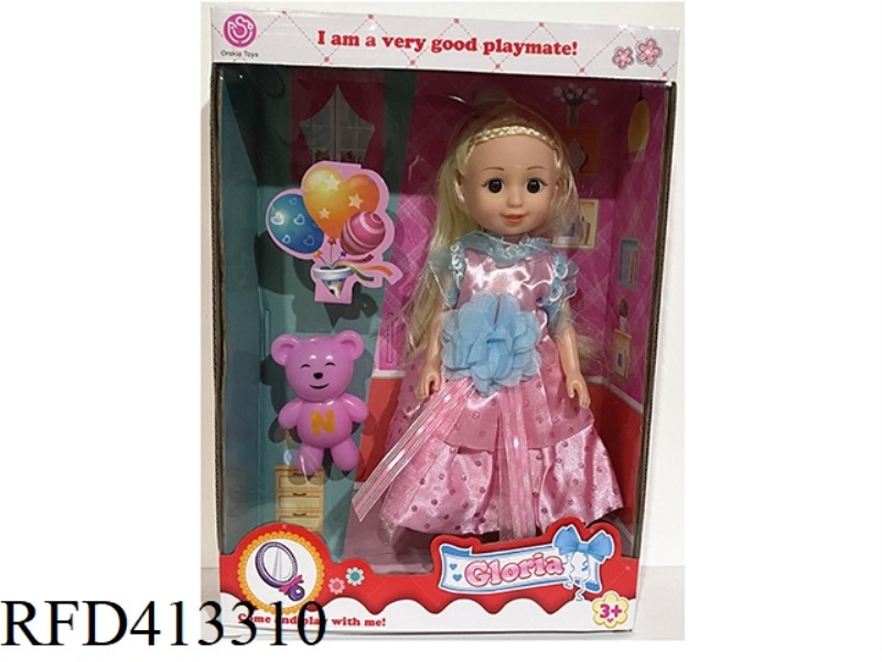 10 INCH BOTTLE BLOWING DOLL