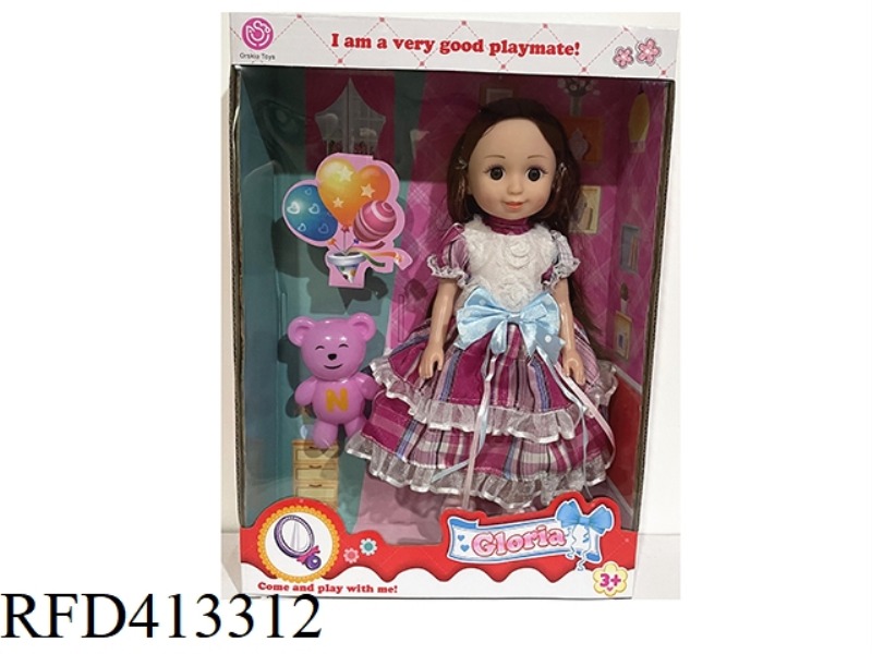 10 INCH BOTTLE BLOWING DOLL