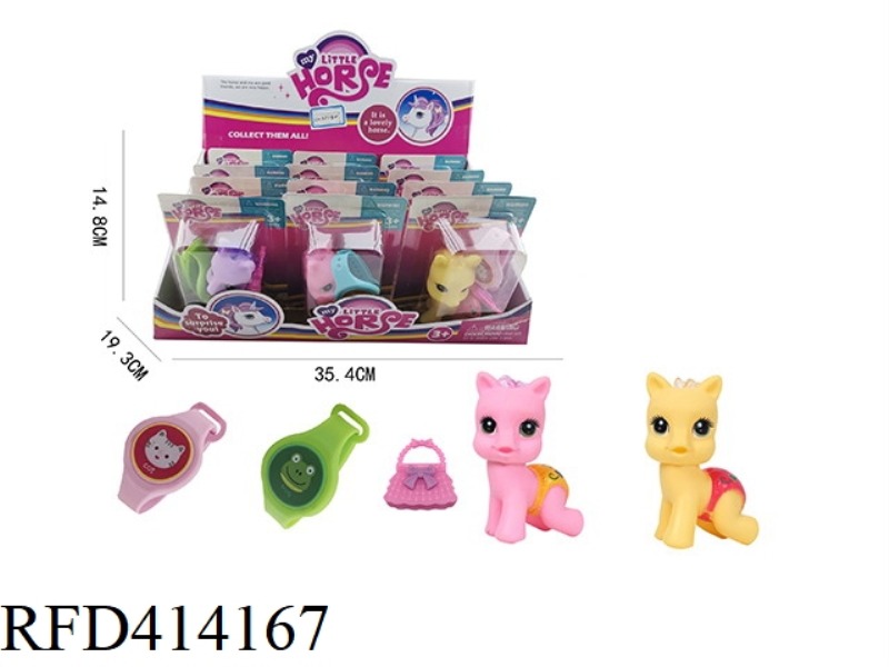 HORSE WITH WATCH 12PCS