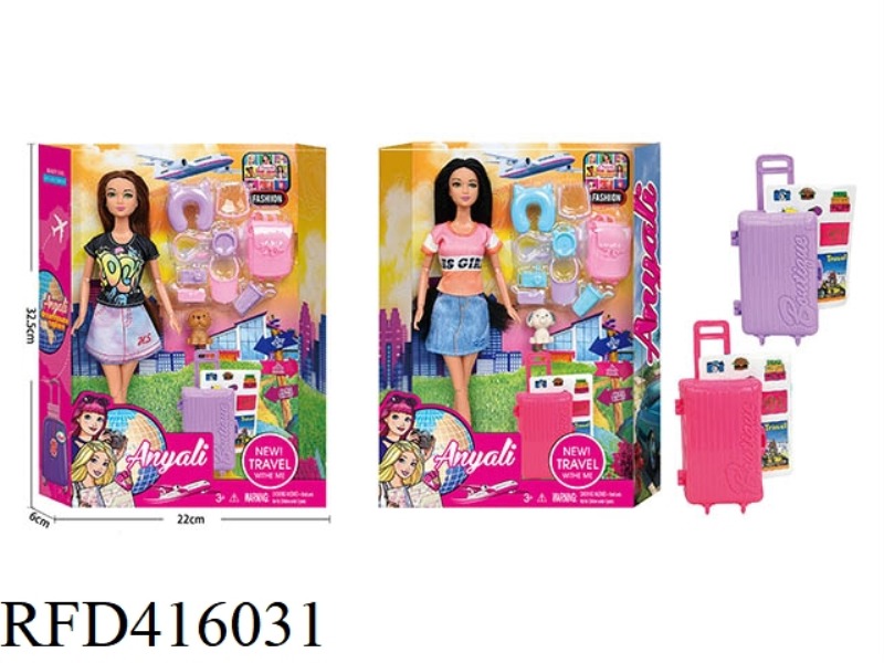 FASHION BARBIE STEWARDESS THEME SET