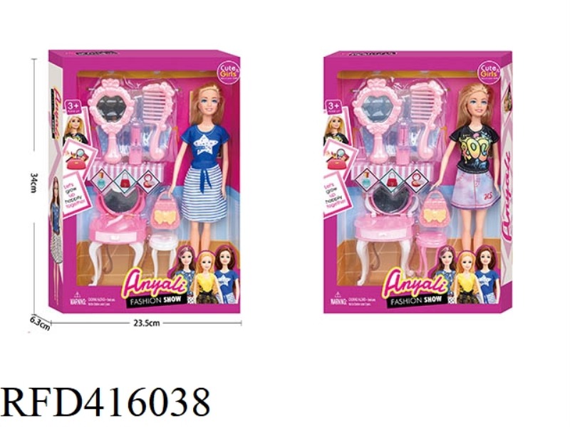 FASHION BARBIE DRESSING TABLE SET