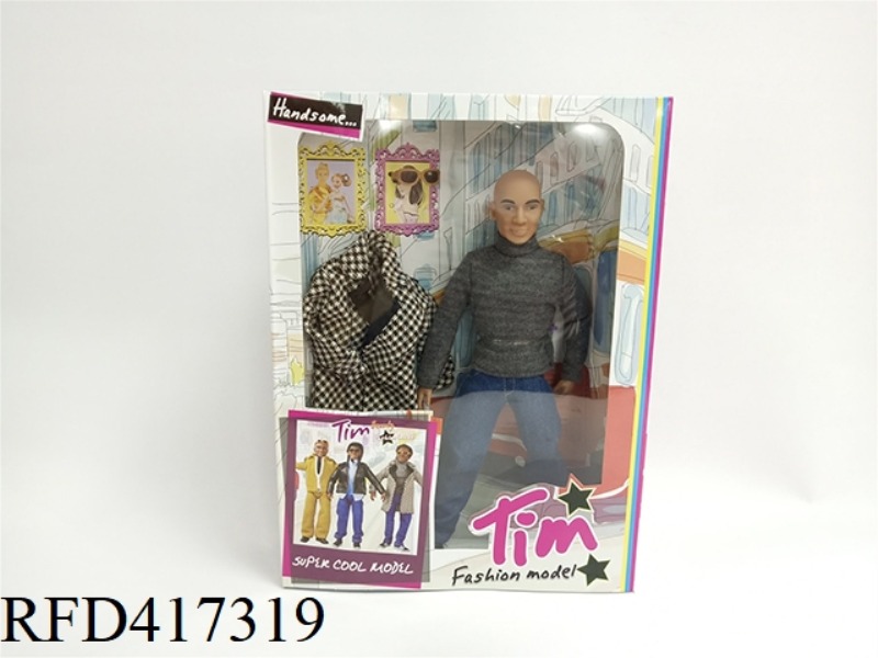 12.5 INCH MALE BARBIE DOLL (BLUE BOX)