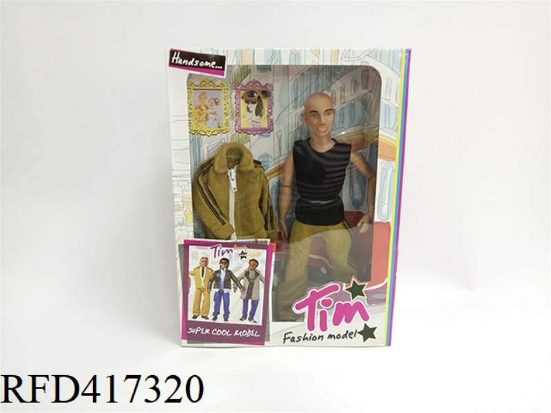 12.5 INCH MALE BARBIE DOLL (BLUE BOX)