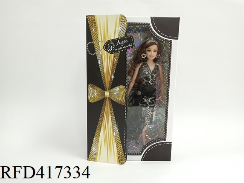 12.5 INCH WHITE DRESS BARBIE DOLL