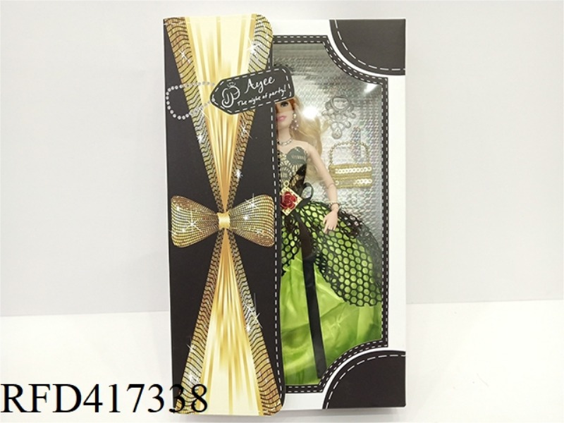 12.5 INCH WHITE WEDDING DRESS BARBIE DOLL