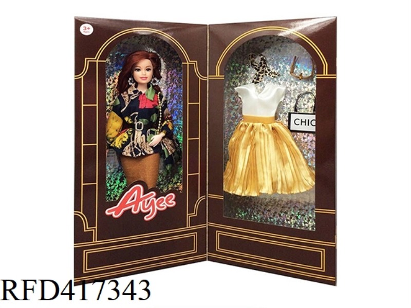 12.5 INCH GIFT BOX WHITE SKIN FASHION BARBIE DOLL