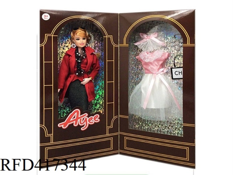 12.5 INCH GIFT BOX WHITE SKIN FASHION BARBIE DOLL
