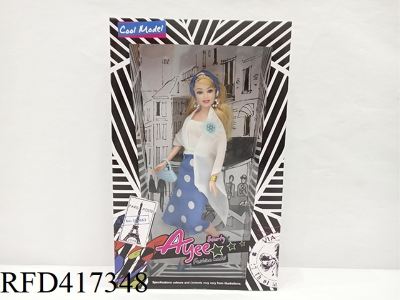 12.6 INCH HIGH-END WHITE SKIN BARBIE DOLL