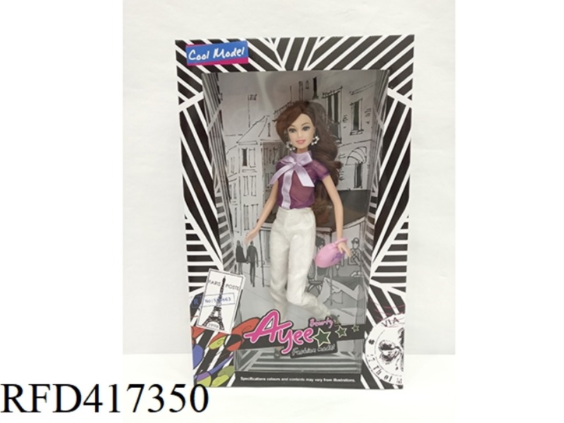 12.8 INCH HIGH-END WHITE SKIN BARBIE DOLL