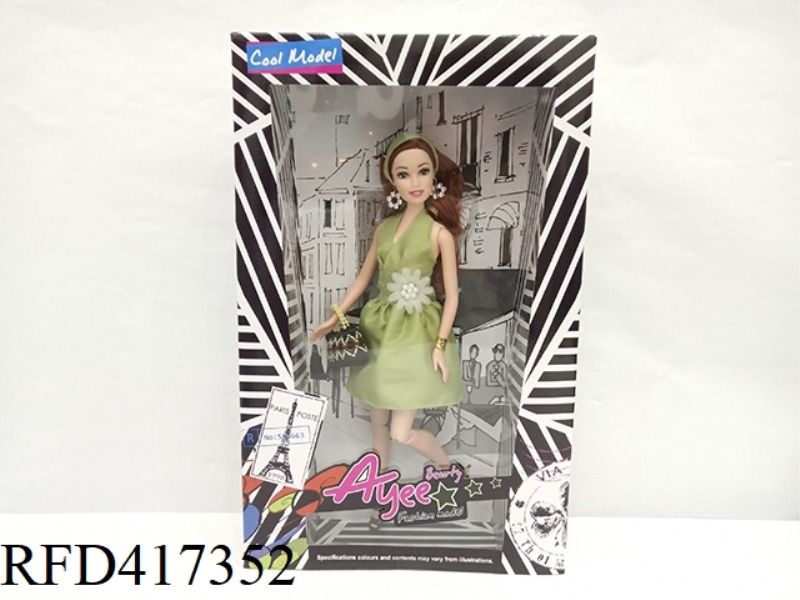 12.10 INCH HIGH-END WHITE SKIN BARBIE DOLL