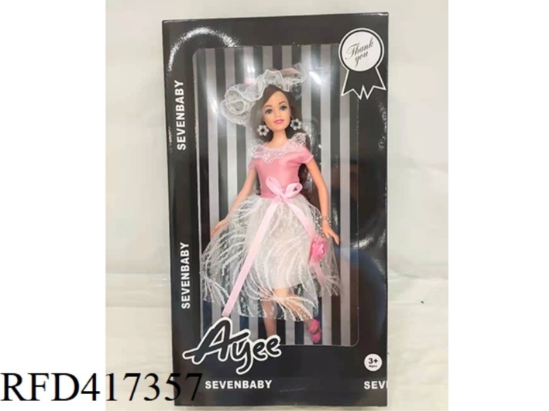 12 INCH WHITE SKIN BARBIE DOLL