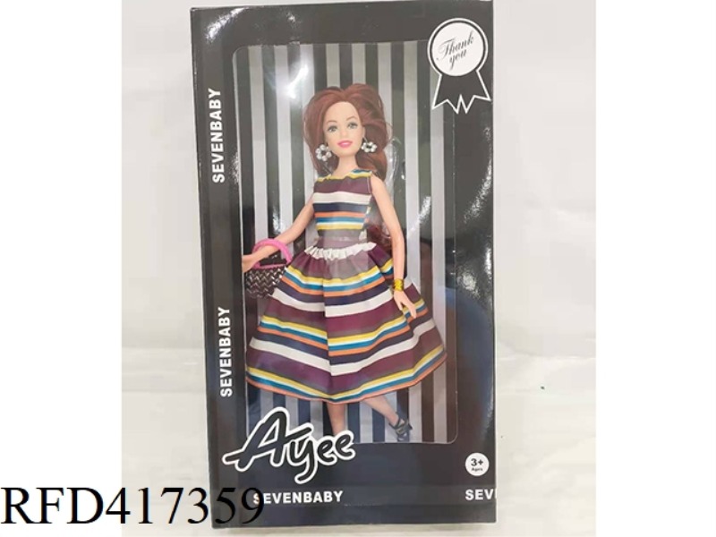 12 INCH WHITE SKIN BARBIE DOLL