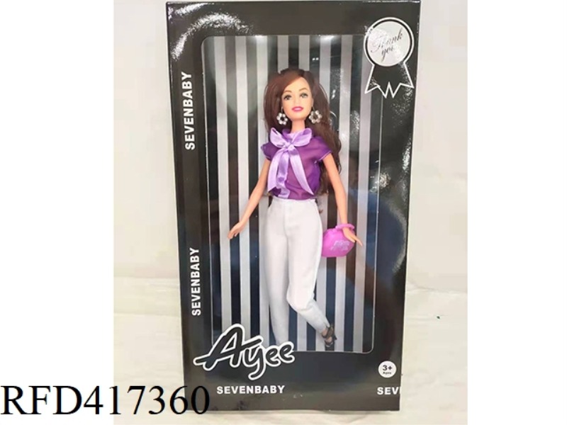 12 INCH WHITE SKIN BARBIE DOLL